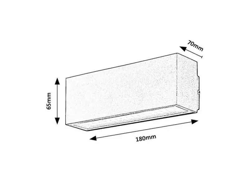 Záhradné svietidlo Rabalux 77075 LED 10W 720lm 7000K 230V IP54